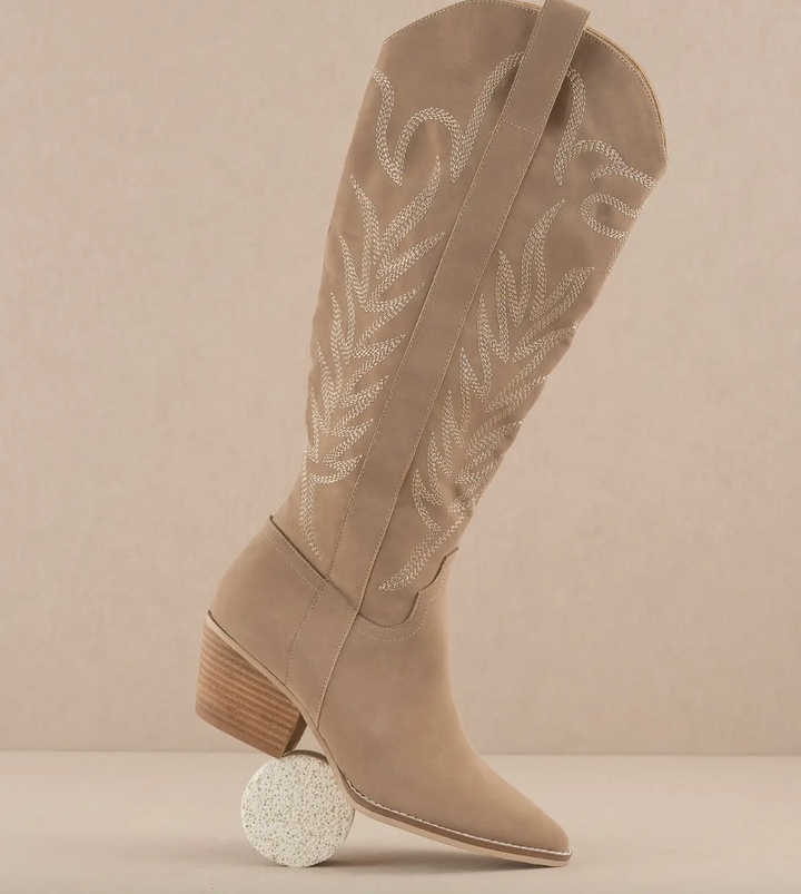 Samara - Embroidered Western Tall Boot