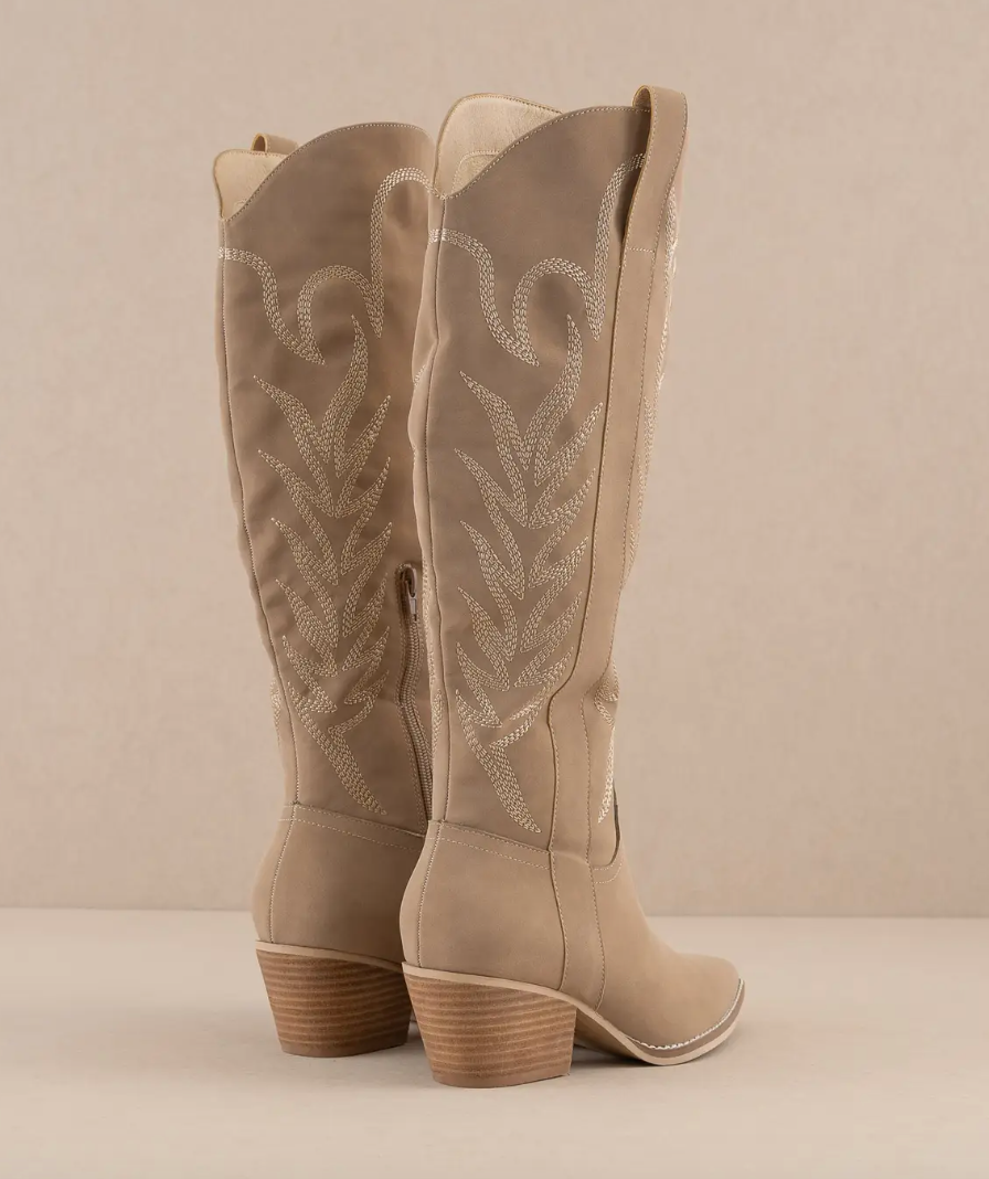 Samara - Embroidered Western Tall Boot