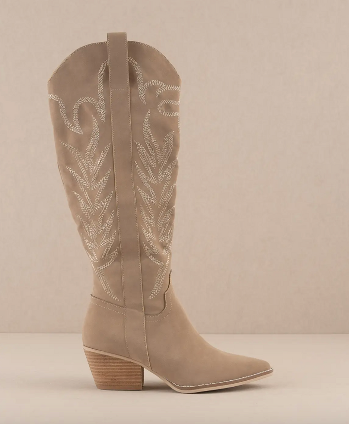 Samara - Embroidered Western Tall Boot