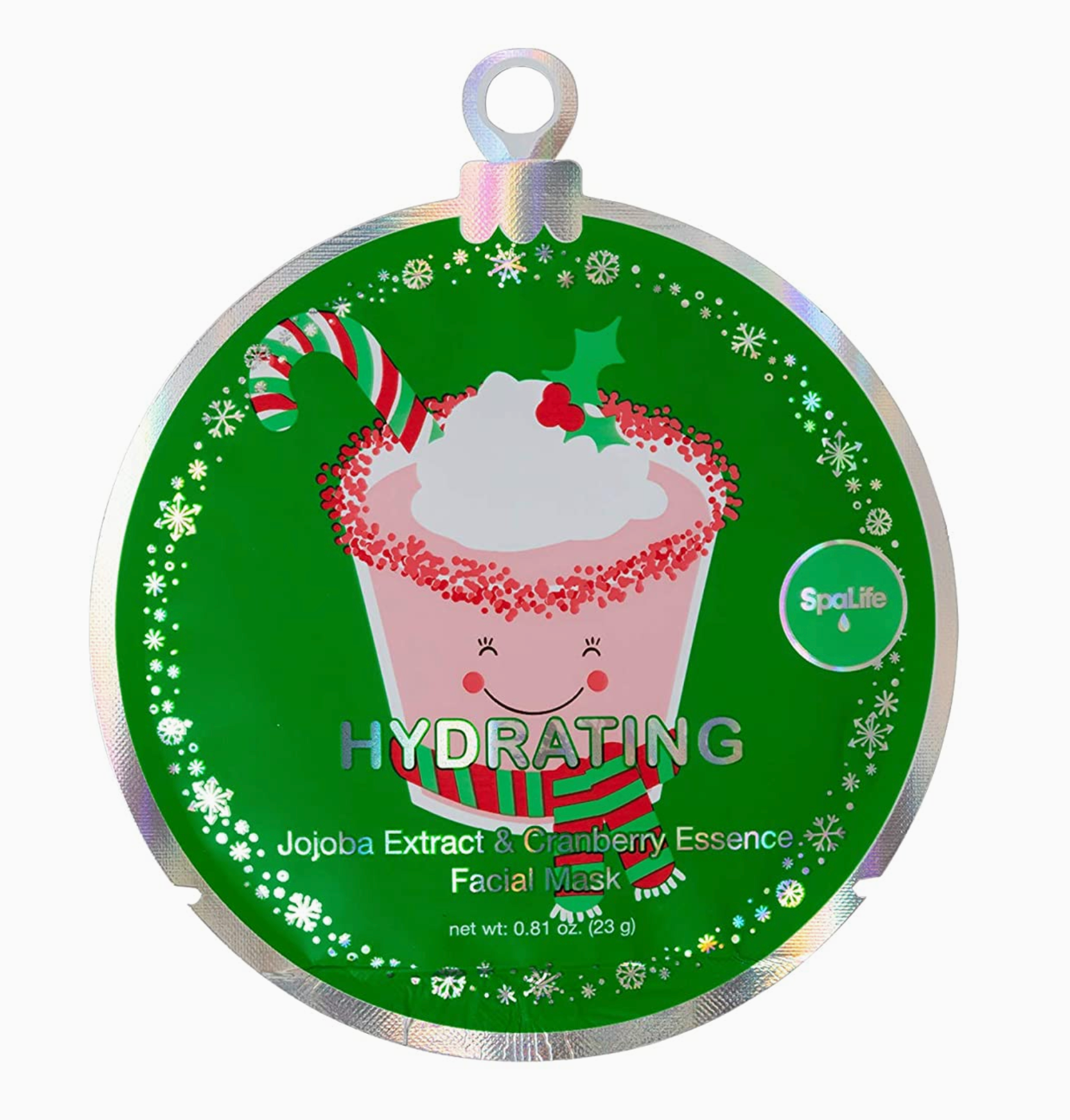 Christmas Facial Mask - Jojoba Extract & Cranberry Essence - Hydrating