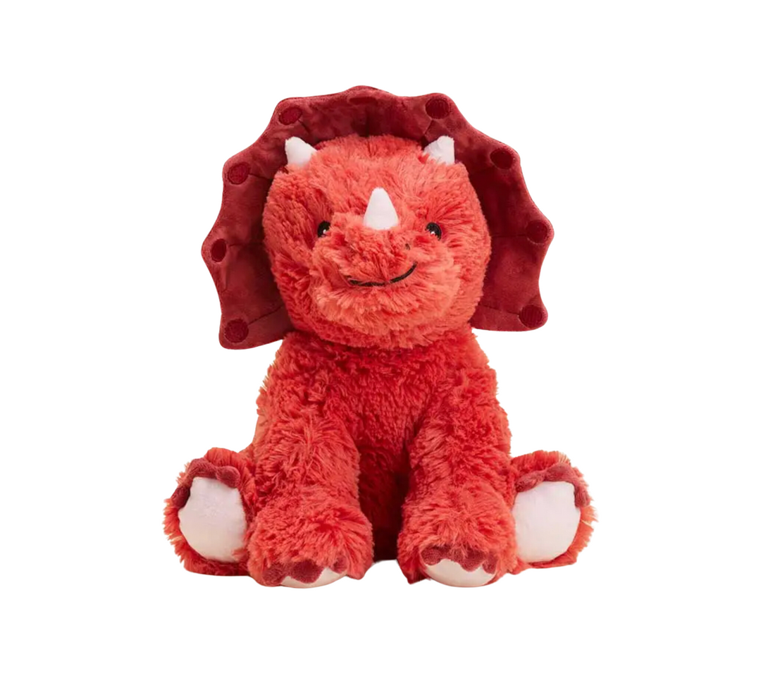 Warmies - Red Triceratops Dinosaur