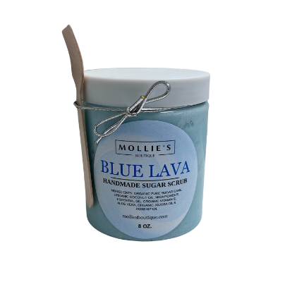 Organic Sugar Body Scrub - Blue Lava