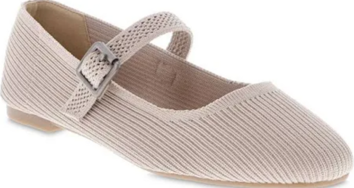 Brita - Mary Jane Flat (Beige)