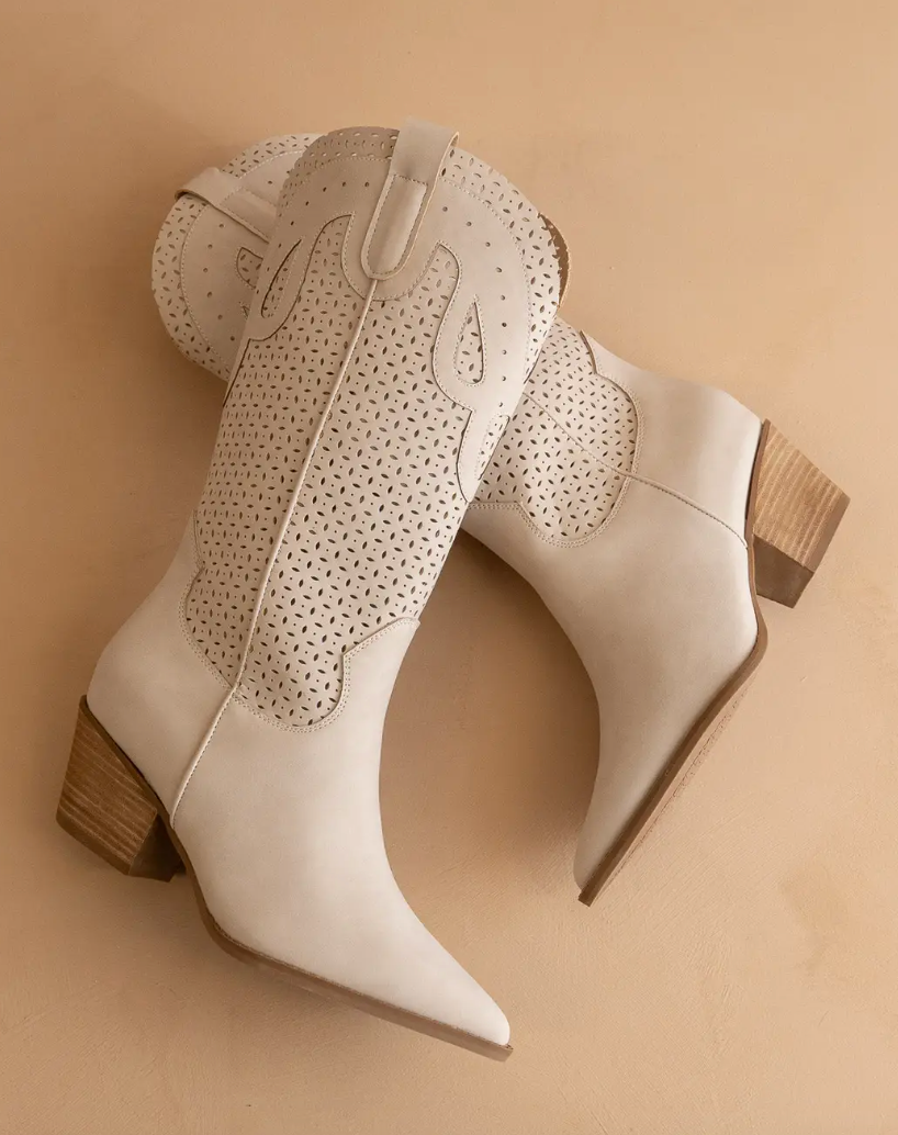 Gabby - Cut Out Western Boots