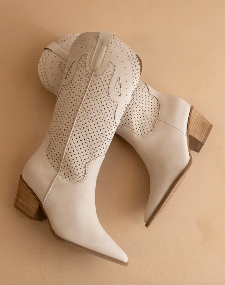 Gabby - Cut Out Western Boots