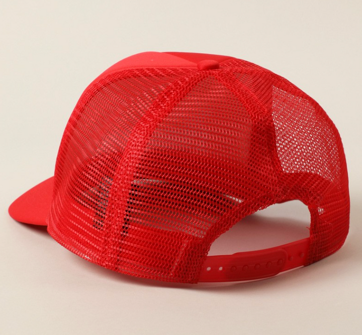 American Sweetheart Trucker Hat - (Red)