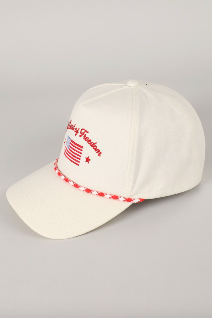 The Land of Freedom Trucker Hat - (Red)