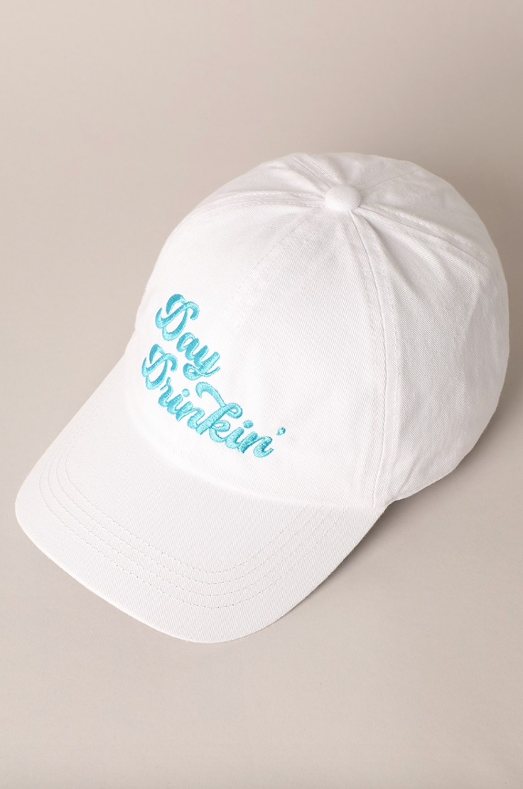 Day Drinkin' Baseball Cap (White)