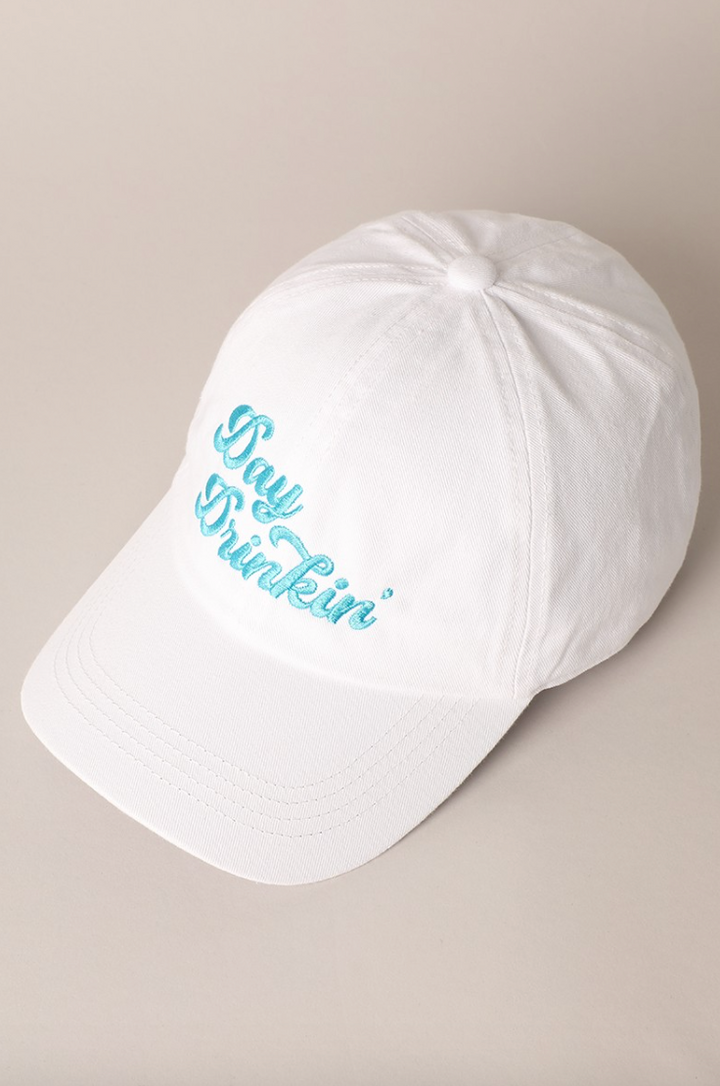 Day Drinkin' Baseball Cap (White)