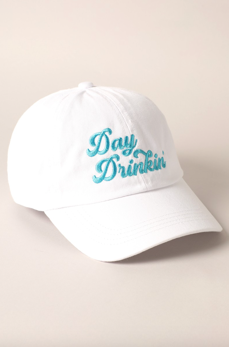 Day Drinkin' Baseball Cap (White)