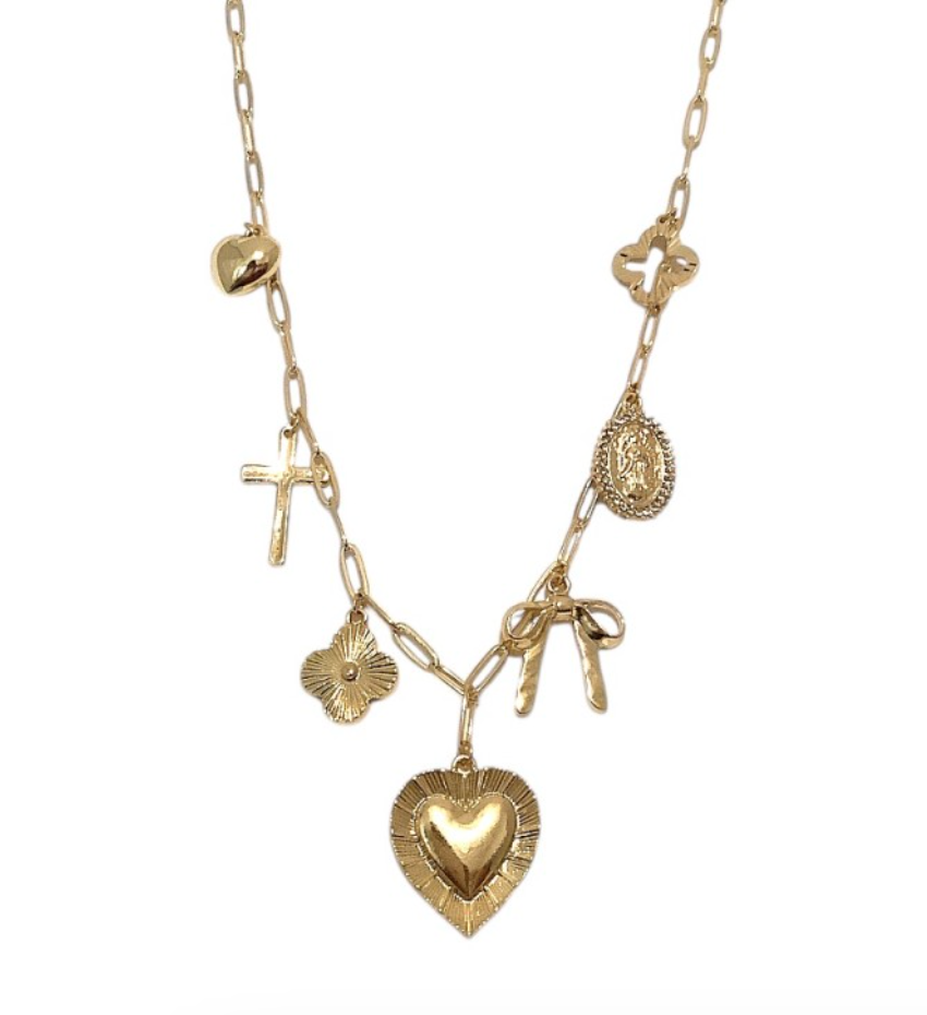 Harley - Gold Charm Necklace