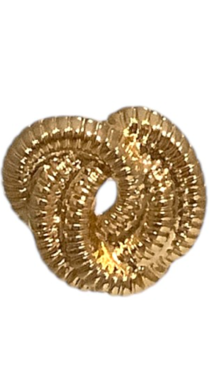 Cori - Gold Oversized Knot Earrings