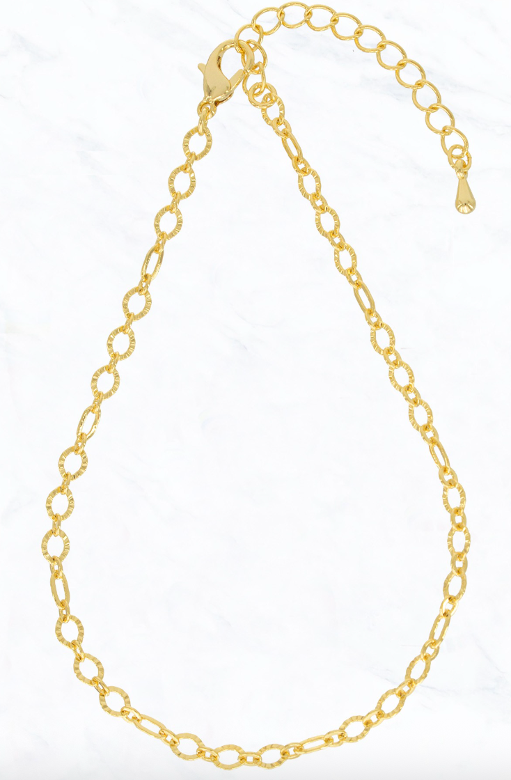 Chrissy - Gold Link Anklet