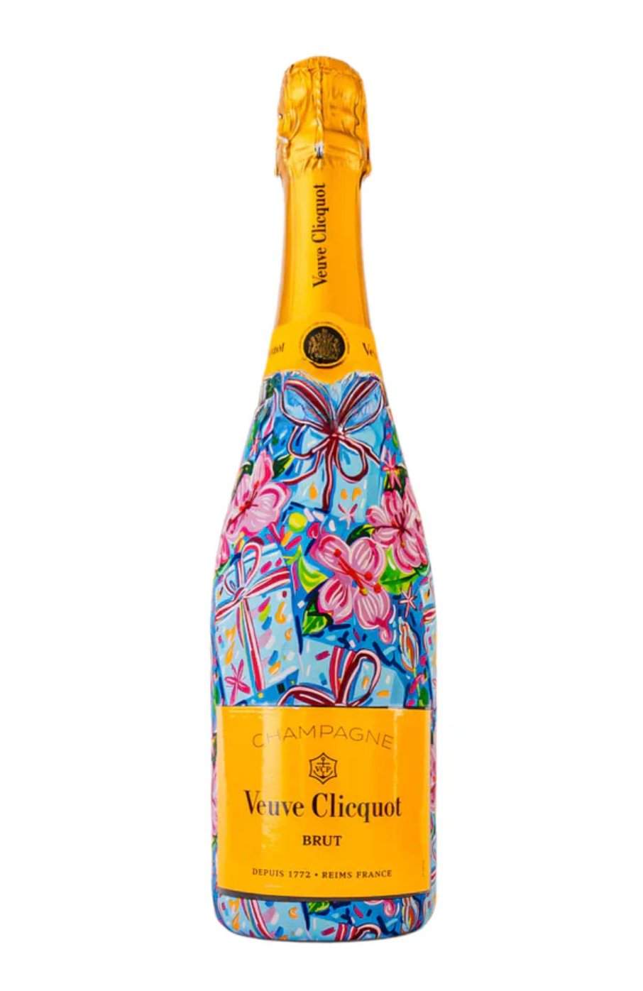 Beau Bottles - Preppy Happy Birthday Brushed Presents (Veuve Edition)