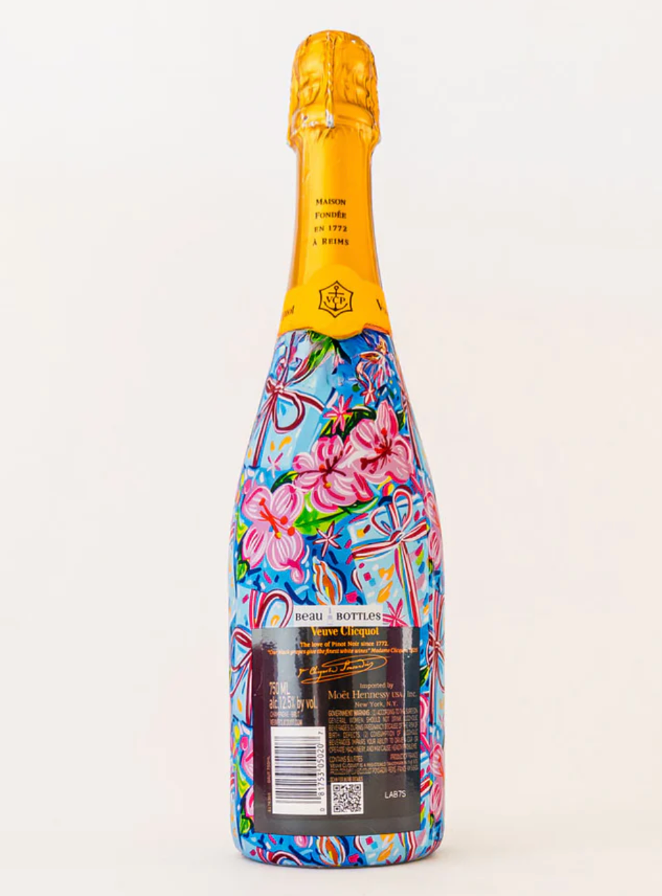 Beau Bottles - Preppy Happy Birthday Brushed Presents (Veuve Edition)