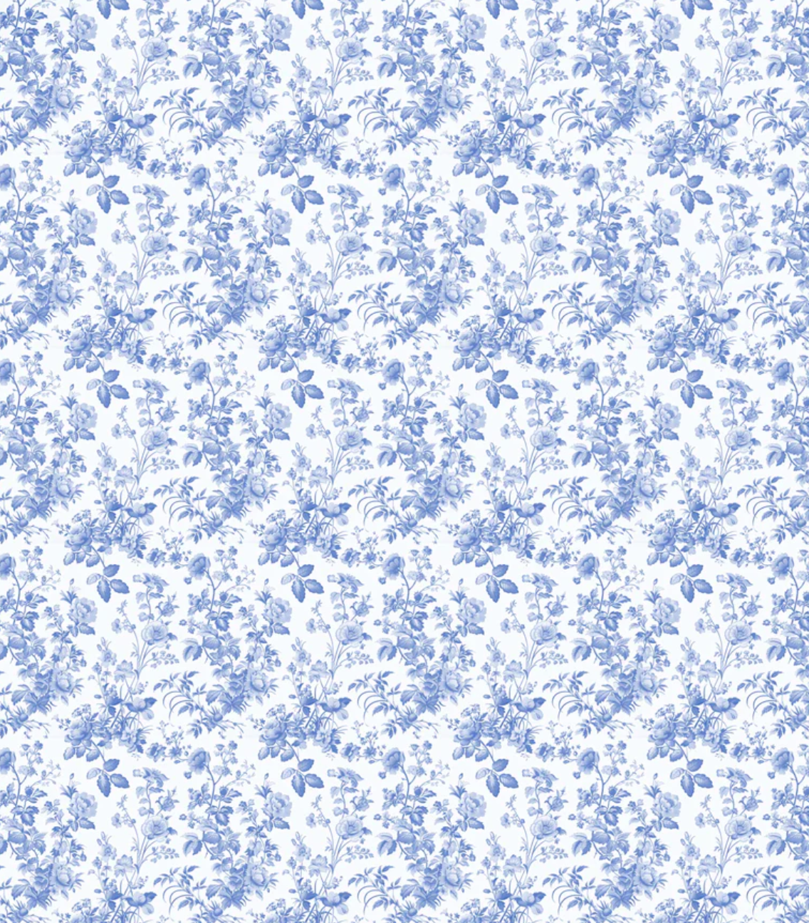 Beau Bottles - Grandmillenial Blue Floral (Veuve Edition)