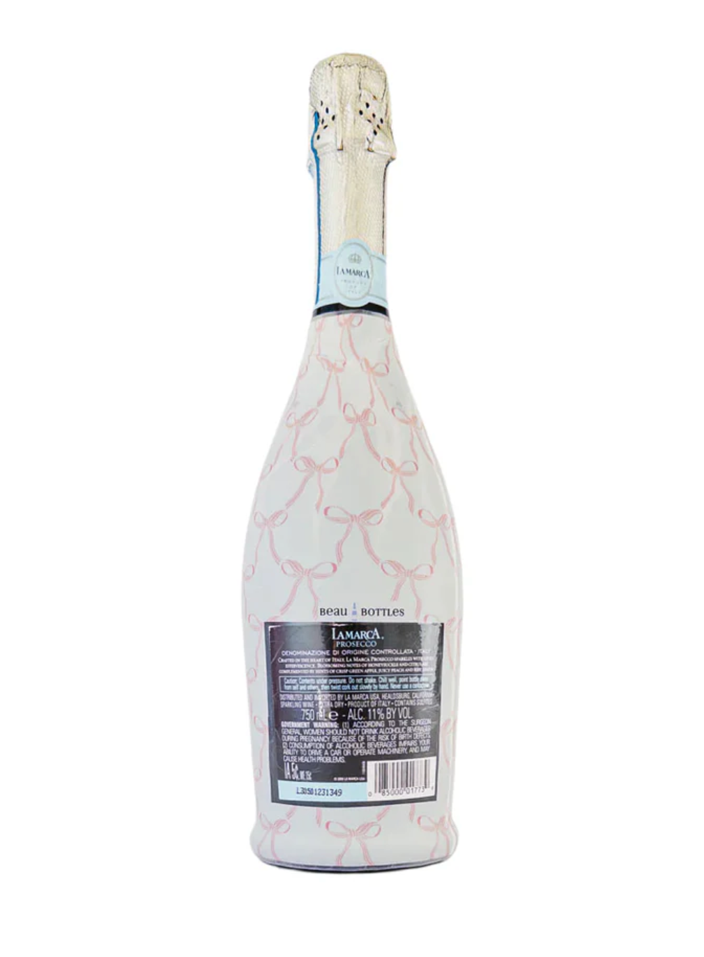 Beau Bottles - Grandmillenial Pink Bows (La Marca Edition)