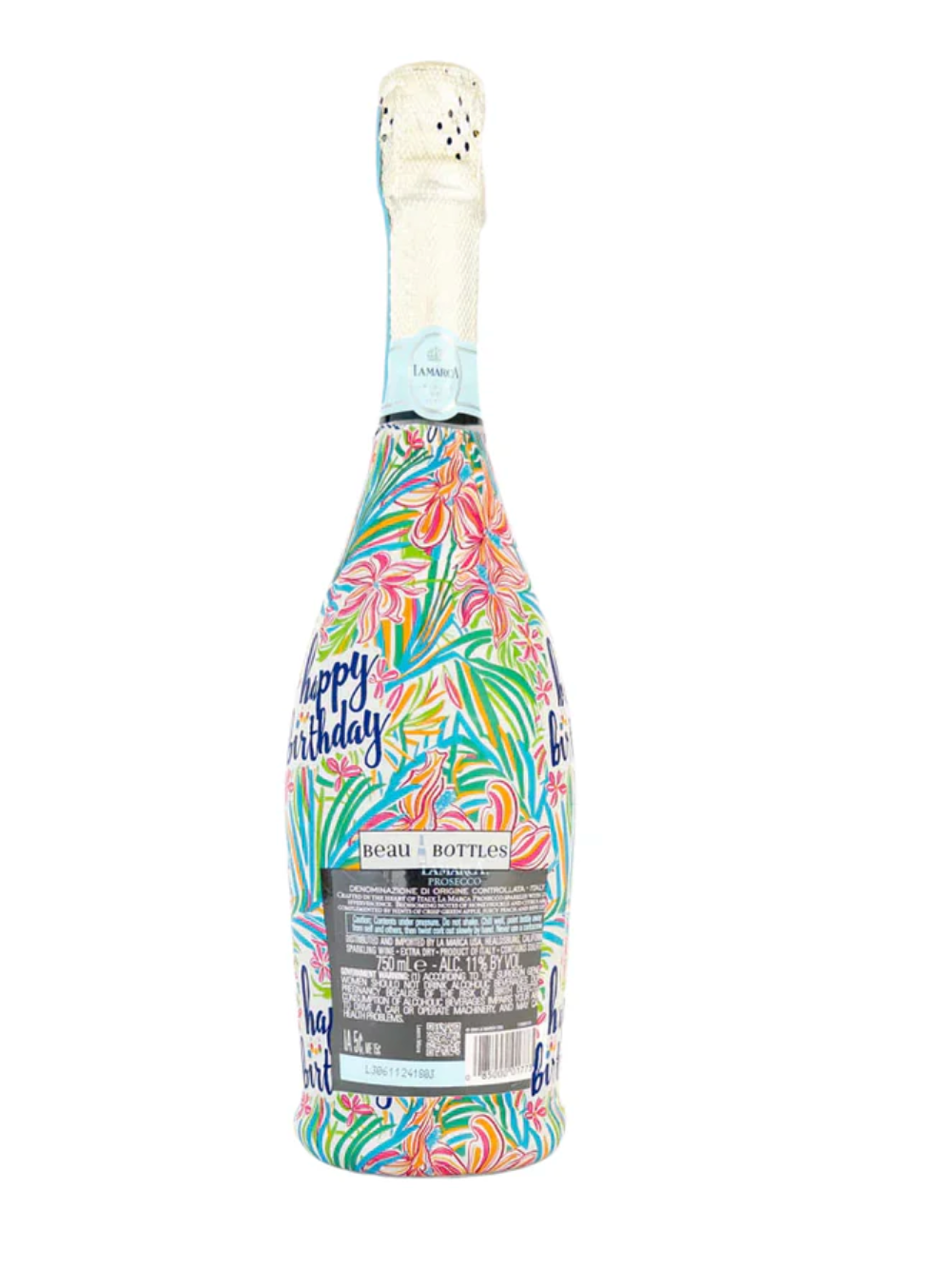 Beau Bottles - Happy Birthday Floral (La Marca Edition)