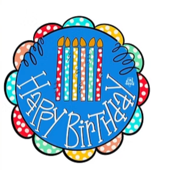 Door Hanger Attachment - Birthday Circle
