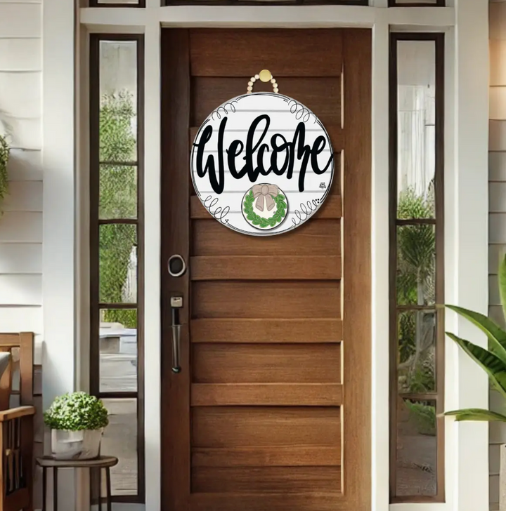 Door Hanger - Shiplap "Welcome" Sign