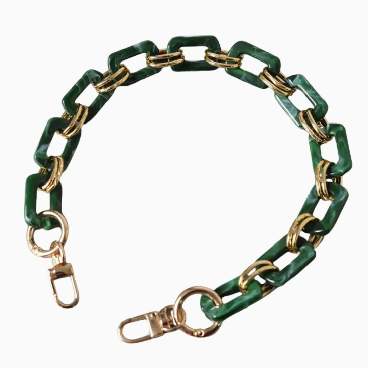 Savannah - Short Chain Purse/Phone Strap (Green)