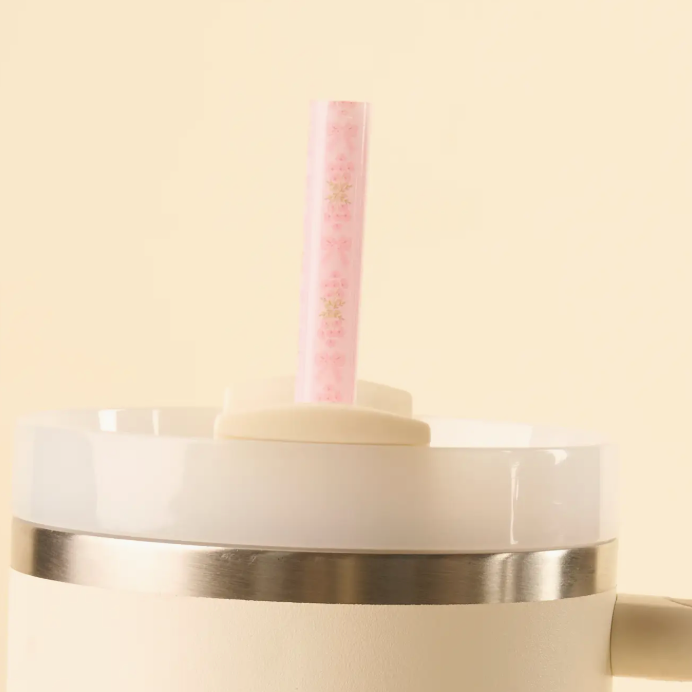 Tumbler Straw Set 40 oz. - Oh So Fancy Pink