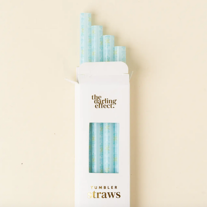 Tumbler Straw Set 40 oz. - Oh So Fancy Blue