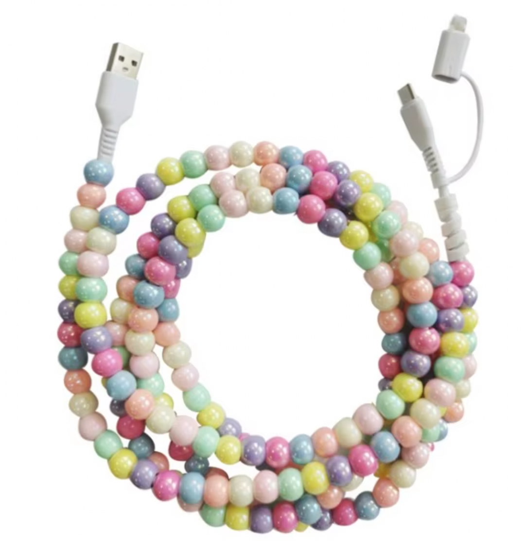 Phone Charging Cable - Pearlized Multi-Color