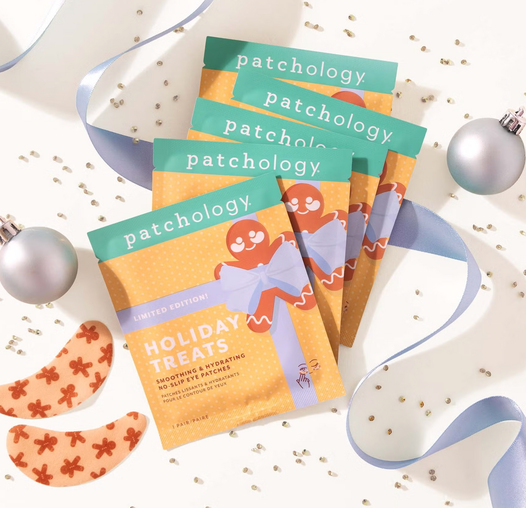 Holiday Treats Eye Patches - Gingerbread