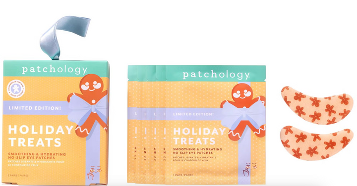Holiday Treats Eye Patches - Gingerbread