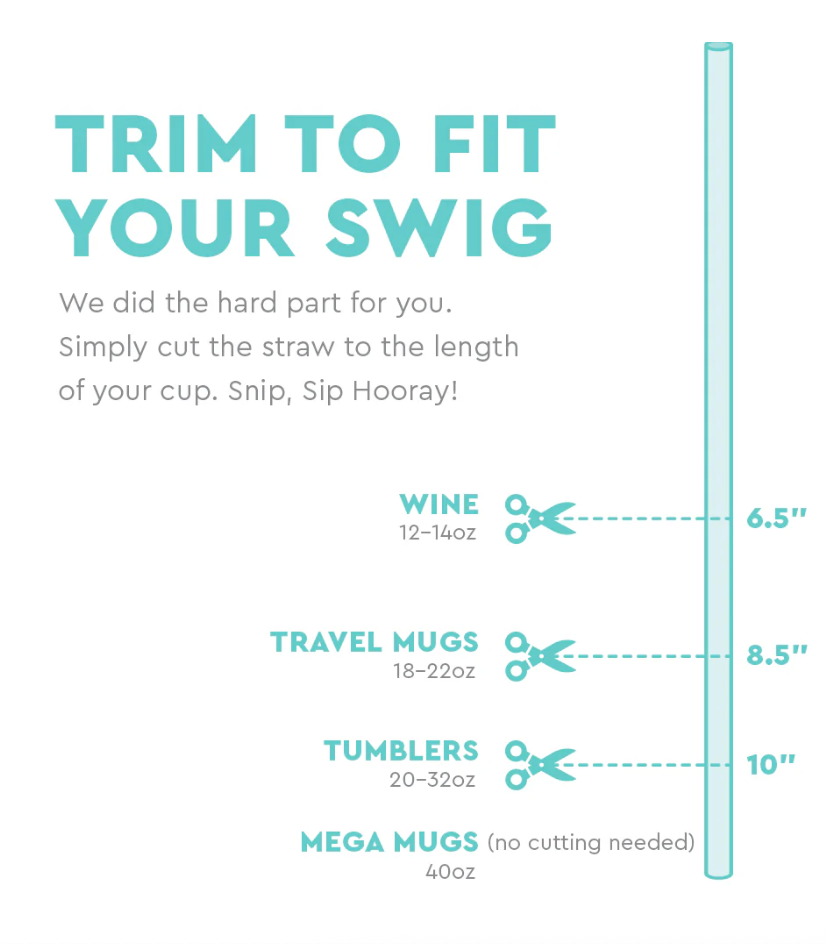 Swig - Make a Wish Straw Topper Set of 3