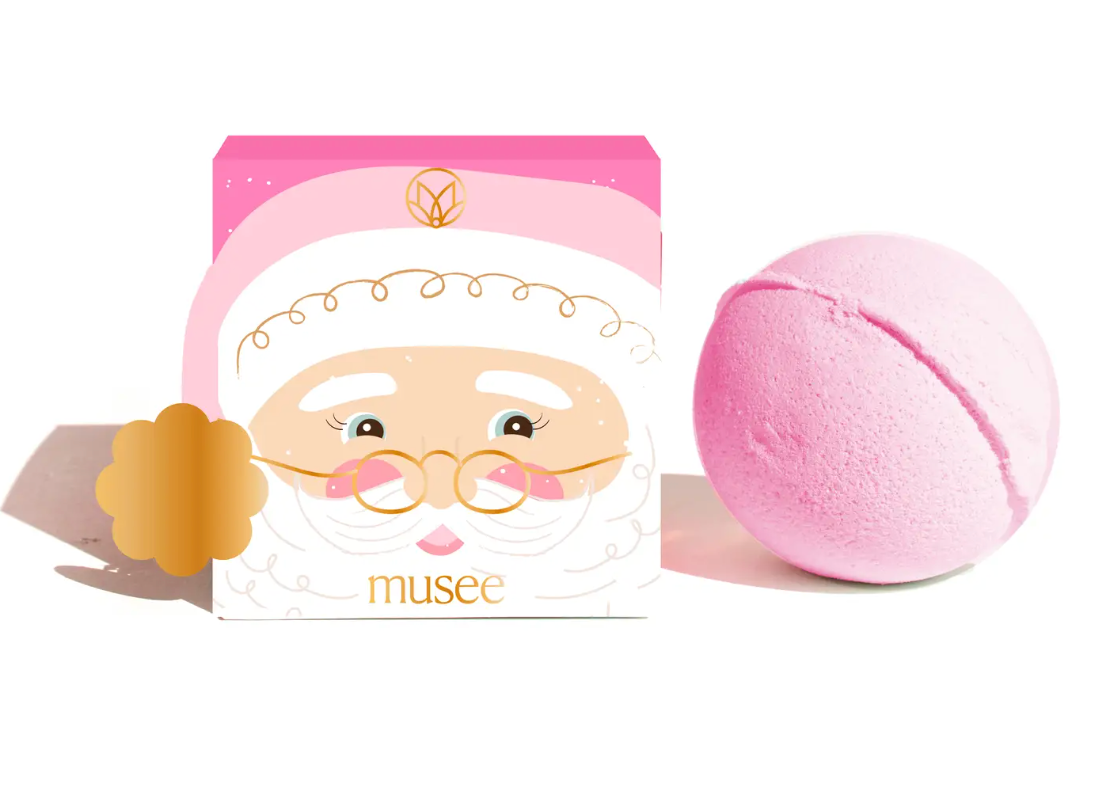 Pink Santa Bath Balm - Candy Cane & Vanilla