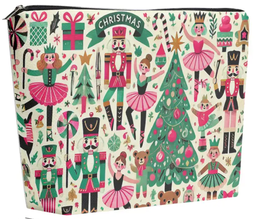 Christmas Nutcracker Zipper Pouch