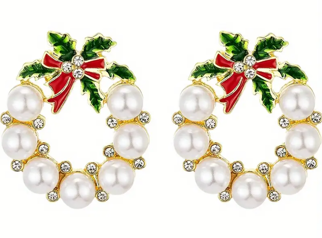 Pearl Wreath Earrings