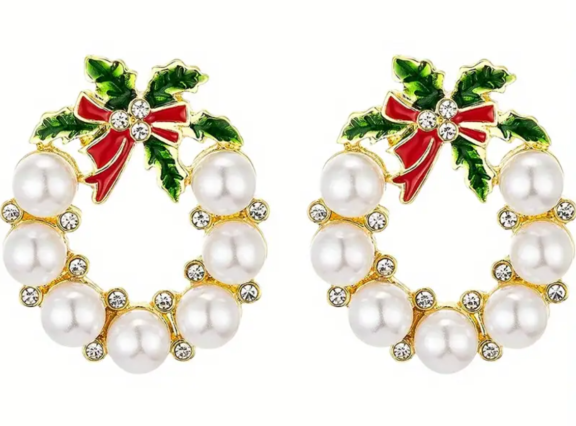 Pearl Wreath Earrings