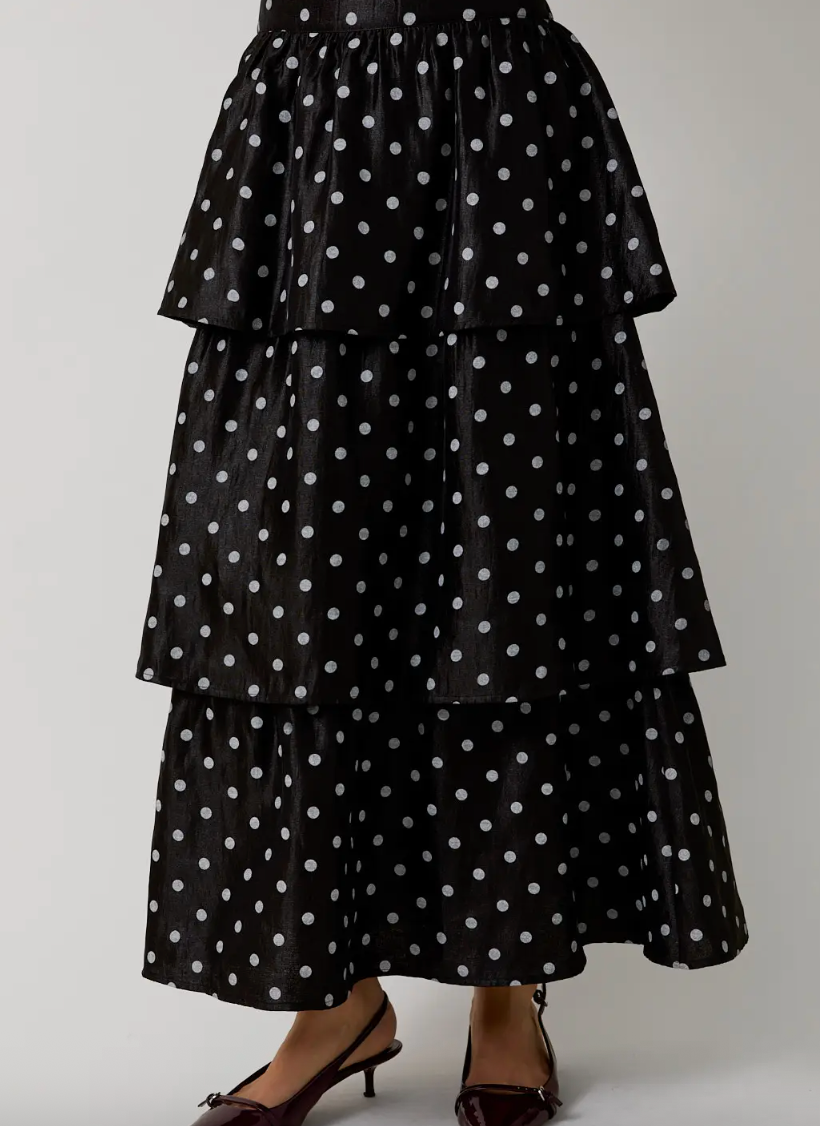 Tinsley - Polka Dot Maxi Skirt Set