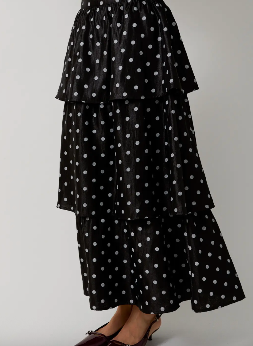 Tinsley - Polka Dot Maxi Skirt Set