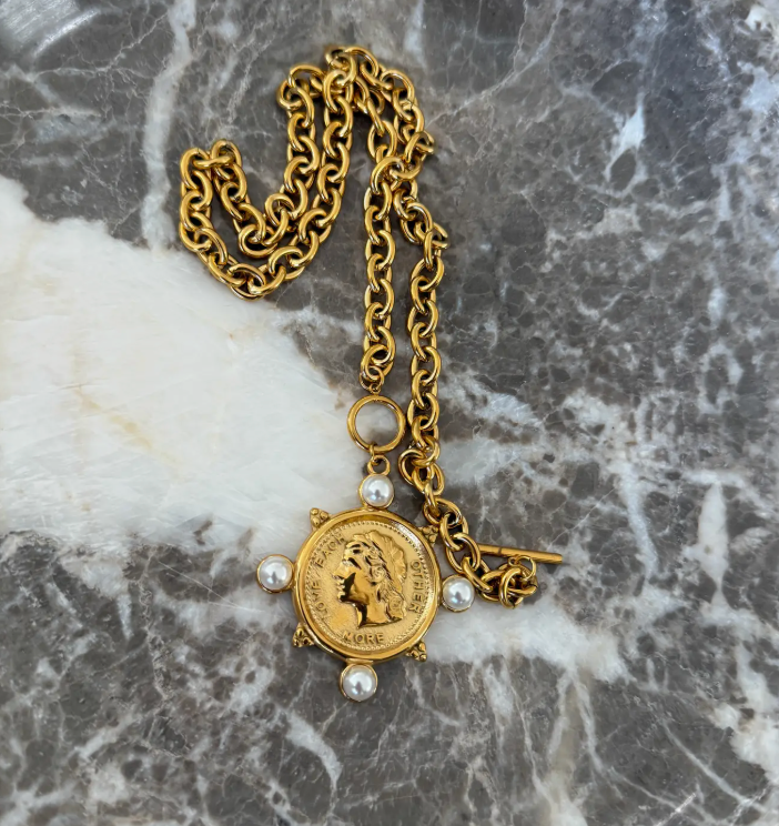 CHANSUTT - Pearl Coin Necklace