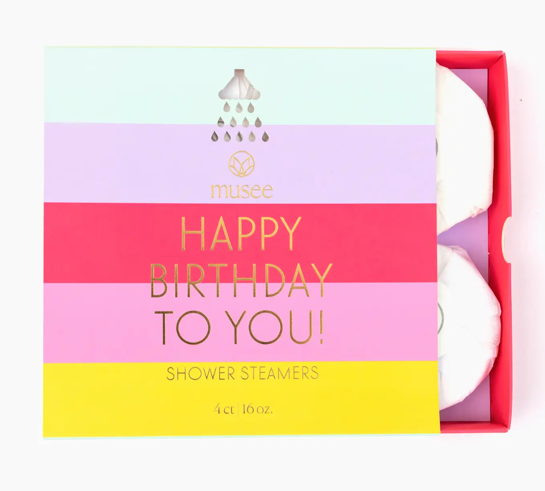 Shower Steamers - Happy Birthday Set of 4