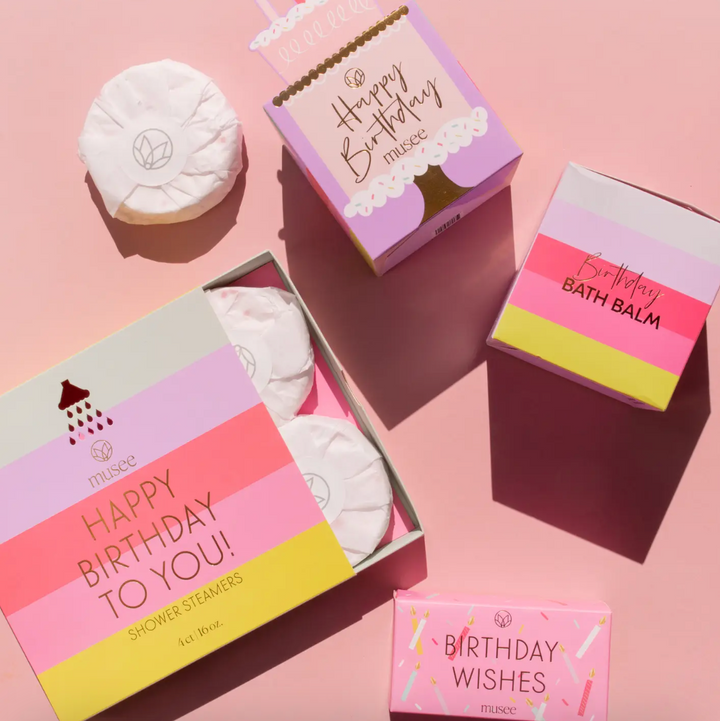 Shower Steamers - Happy Birthday Set of 4