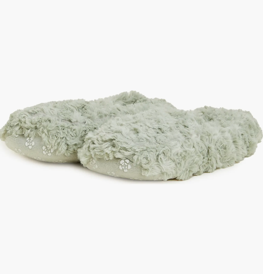 Warmies Slippers - Sage Green