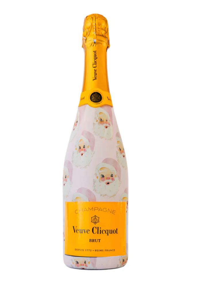 Beau Bottles - Limited Edition Watercolor Pink Santa (Veuve Edition)