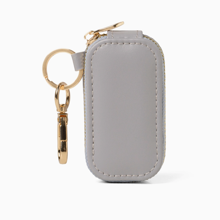 Mini Jewelry Holder Keychain - Gray