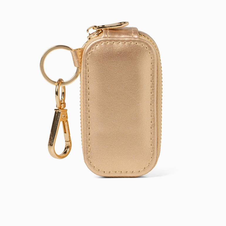 Mini Jewelry Holder Keychain - Gold