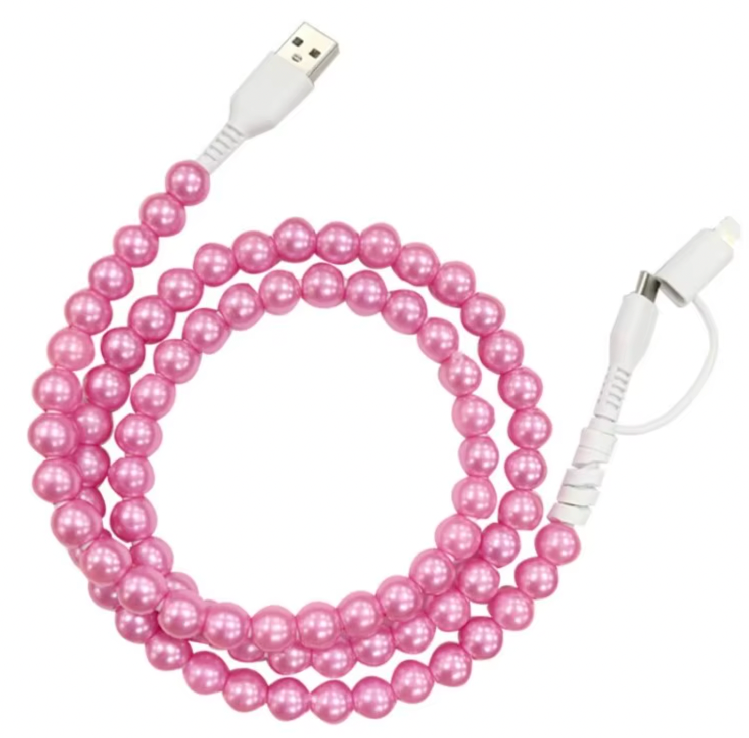 Phone Charging Cable - Pink Pearl