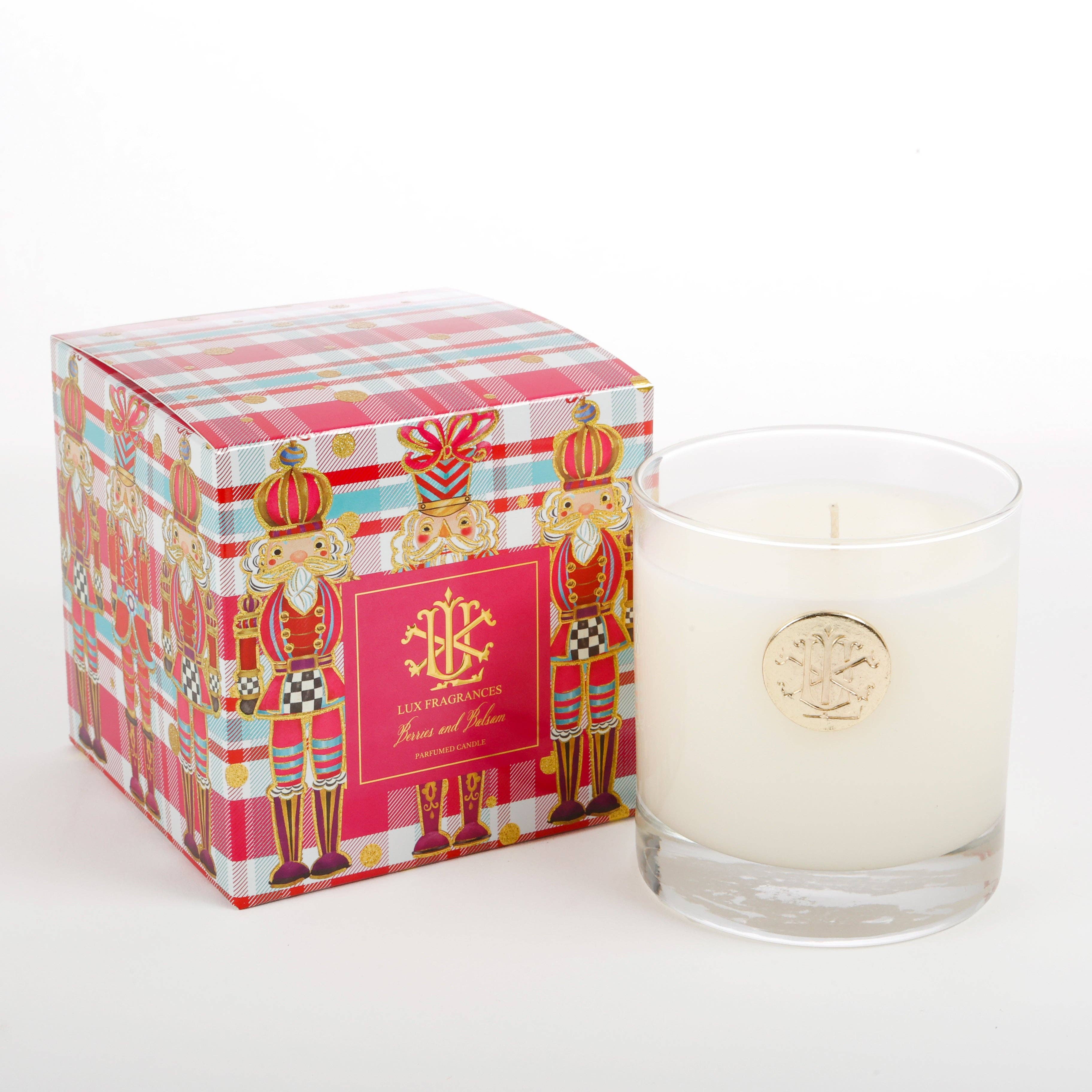 Lux Fragrance Candle - Berries and Balsam