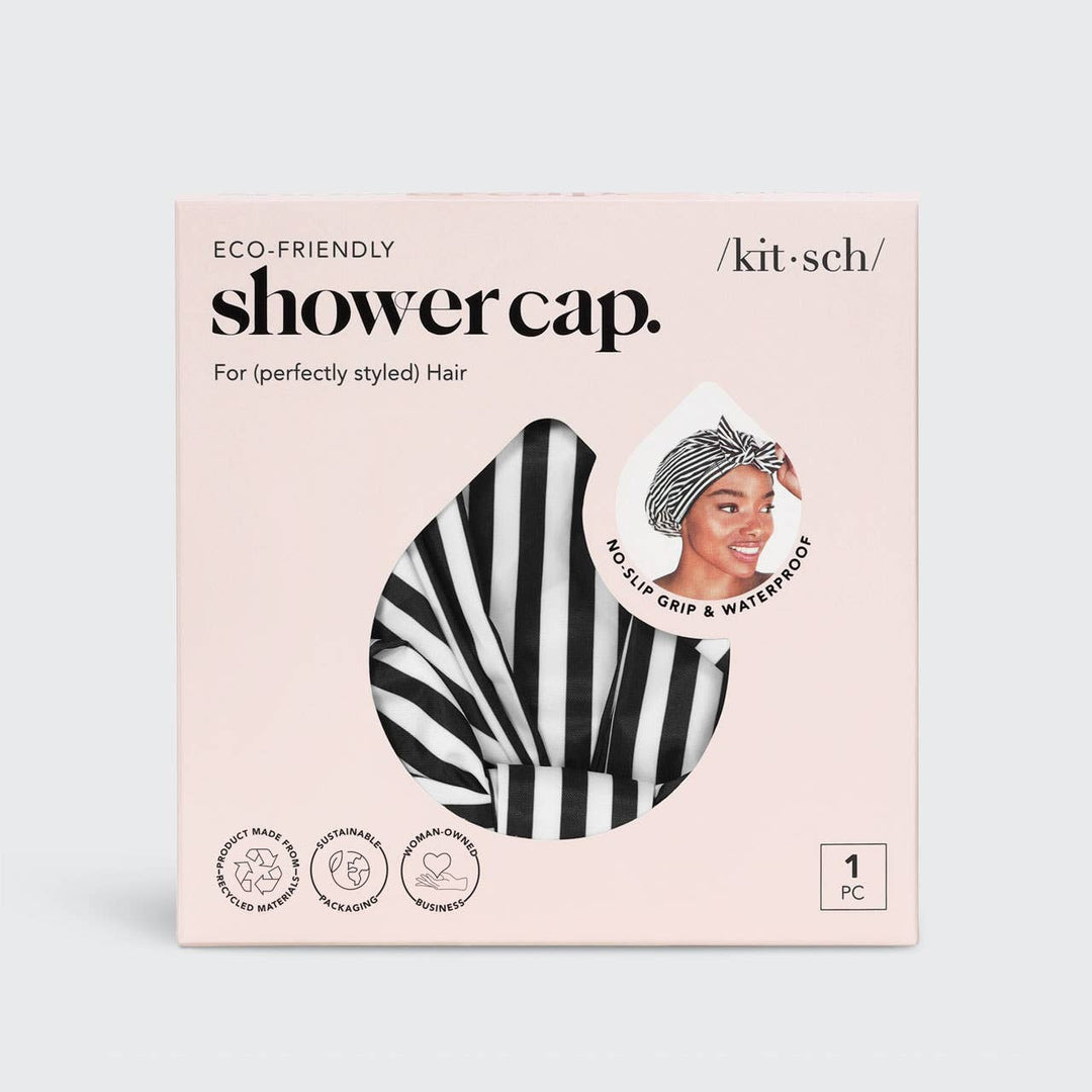 Kitsch - Luxury Shower Cap - Stripes