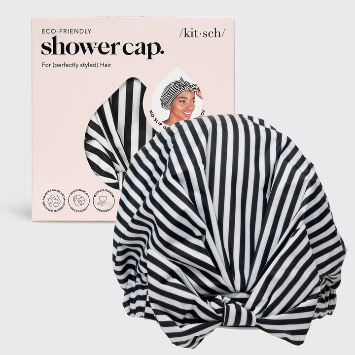 Kitsch - Luxury Shower Cap - Stripes