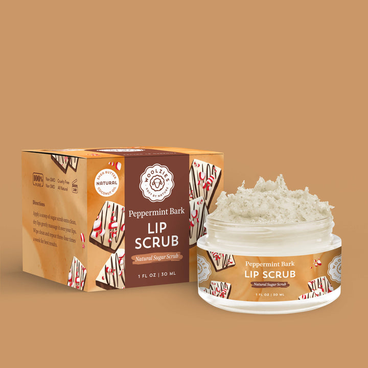 Peppermint Bark Sugar Lip Scrub | Shea & Cocoa Butter