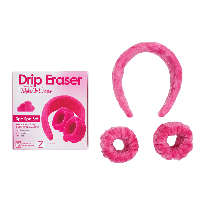 Makeup Eraser - Drip Eraser Spa Gift Set | Pink